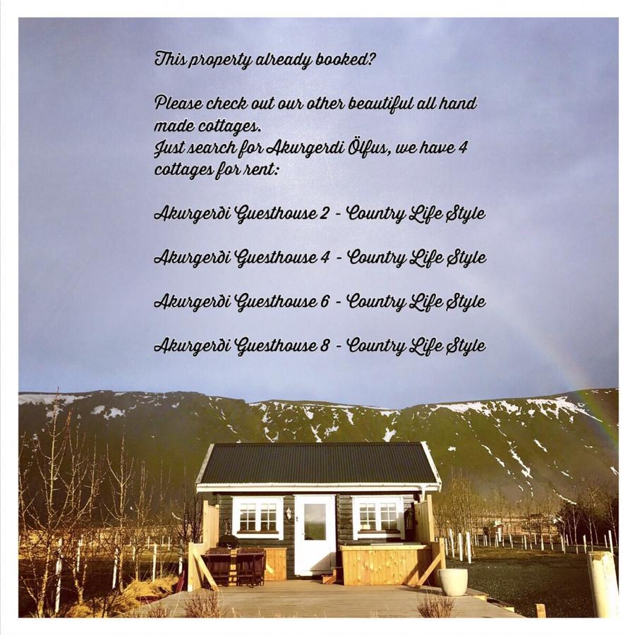 Akurgerthi Guesthouse 4 - Country Life Style Olfus Exterior foto